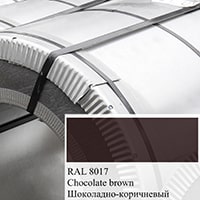 Рулон оцинкованный окрашенный RAL 8017